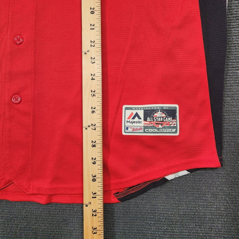 2018 National League All Star Game Jersey Washington DC Men SZ 48 #3 Gennett - Picture 11 of 11